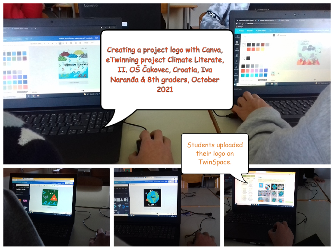 eTwinning project Climate Literate - logo